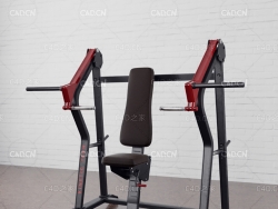 C4D坐式斜上推胸训练器健身房健身器材