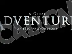 C4D冒险金属字电影片头文字标题文字模型 Adventure Metal 3d model