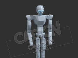 未来人形机器人 Futuristic Humanoid Cyborg