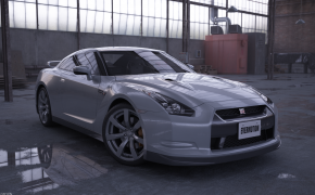 高精度模型：赛car日产GTR