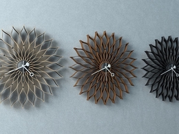 创意装饰时钟 维特拉(Vitra)葵花时钟C4D模型 Vitra Sunflower Clock