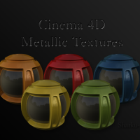 C4D金属材质包：C4D texture Pack Metallic