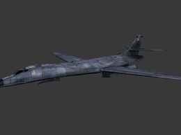 美国空军B-1轰炸机远程战略轰炸机B1b