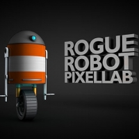 单轮机器人C4D模型-Robot