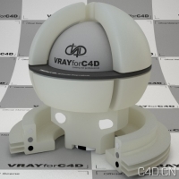 vray for c4d材质：Wax SSS2