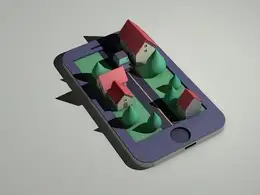 C4D 优步Uber打车宣传动画工程文件