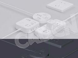 C4D电源插排插线板接线板模型 Arrangement