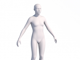 人体模型Universal Human Body & Face Rig