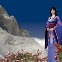 古典美女C4D模型