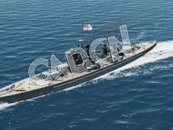 C4D海军舰艇军舰舰船-乔治五世国王级战列舰模型 King george v battleship 3d Model