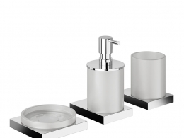 Decor Walther合约系列肥皂牙刷杯3D模型素材下载Contract Soap and Toothbrush Tumble