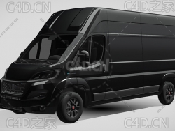 菲亚特汽车ducato杜卡托面包车2022款C4D汽车模型下载