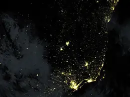 C4D+AE高清夜间的地球模型工程 4K EARTH NIGHT TOOL KIT FOR CINEMA 4D