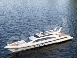 C4D家庭型豪华游艇 yacht 3d model