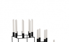 烛台C4D模型 Kubus Candleholder by Lassen