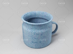 带把的壶C4D模型