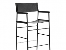 Jover Valls品牌带靠背休憩吧台椅3D模型素材下载Repose Bar Stool with Back by Jover