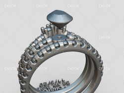 钻石戒指 Dolgin-Pollard3pc