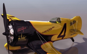 螺旋桨飞机C4D模型 GEEBEE 035 3d model