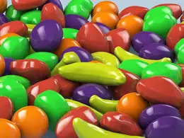 C4D糖果汇聚动画工程文件 Runts Dynamics