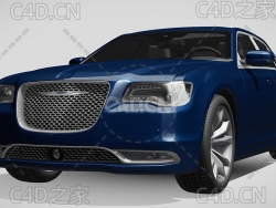 克莱斯勒300c铂金awd-LX2豪华汽车轿车2016款C4D汽车模型下载