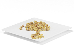 干果剥开的开心果C4D模型下载