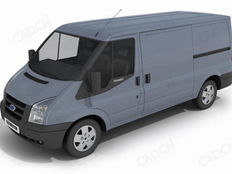 福特运输货车C4D模型 FORD TIANSIT