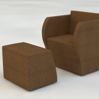 沙发C4D模型 sofa 3d model