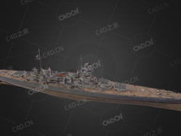 德国海军埃吉尔巡洋舰C4D模型下载Agir 3d model