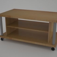 柜子3D模型 Table basse - Low table