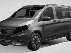 梅赛德斯奔驰Vito-Tourer旅行车2021款C4D汽车模型下载