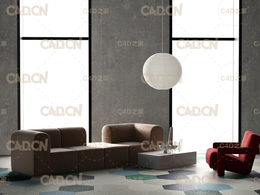 C4D室内渲染模型：客厅渲染 CGTrader – BeInspiration 105 3D model