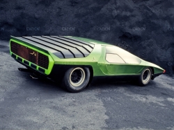 阿尔法·罗密欧卡拉波好的概念车C4D模型 Alfa Romeo Carabo