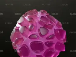 C4D Octane球体孔洞起伏动画工程