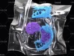 C4D+X-particles粒子制作倒J时动画（含工程文件）五