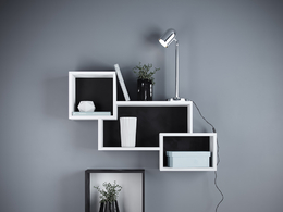 C4D Corona墙面书柜书架模型 bookshelf exorbitart