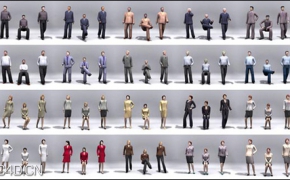 人物3D模型大合集 2D and 3D People Models