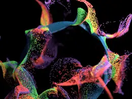 七彩粒子特效x-particles+cycles4d particle portal