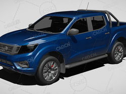 日产纳瓦拉tekna皮卡汽车2021款C4D汽车模型下载