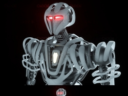 C4D OCTANE科幻科技机器人模型 robot