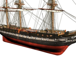 美国海军现役木壳三桅风帆护卫舰:宪法号风帆护卫舰C4D模型 USS Constitution