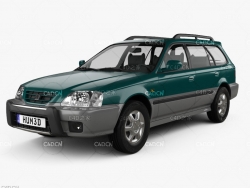 本田Orthia旅行车 Honda Orthia (EL3) 1996 3D model