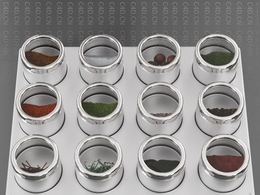 各种厨房调料罐子厨房用品c4d模型下载