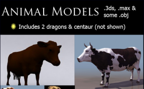动物模型合集 3D Animal Models for 3ds Max