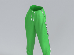 服饰模型：田径长裤