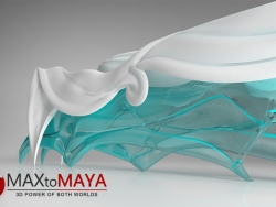 3DS MAX模型转Maya插件解锁版-插件支持3DS MAX互导转换Maya工程工具 MaxToMaya v2.0C