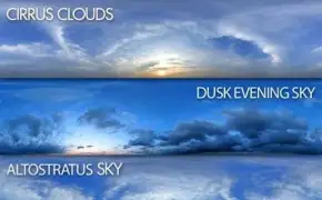 全景天空高分辨率素材 Exterior Seamless Skies Panoramas