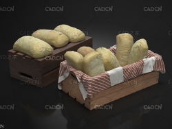 木盒里的面包 Bread