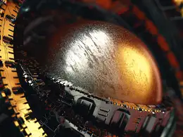 C4D实用工程第202季：金属陀螺仪框架轴创意C4D工程文件 c4d project