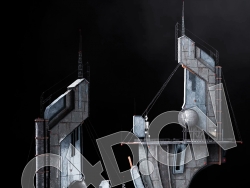 C4D外星未来建筑蒸汽朋克建筑模型 KB3D_HEM_VentCover_A_.grp